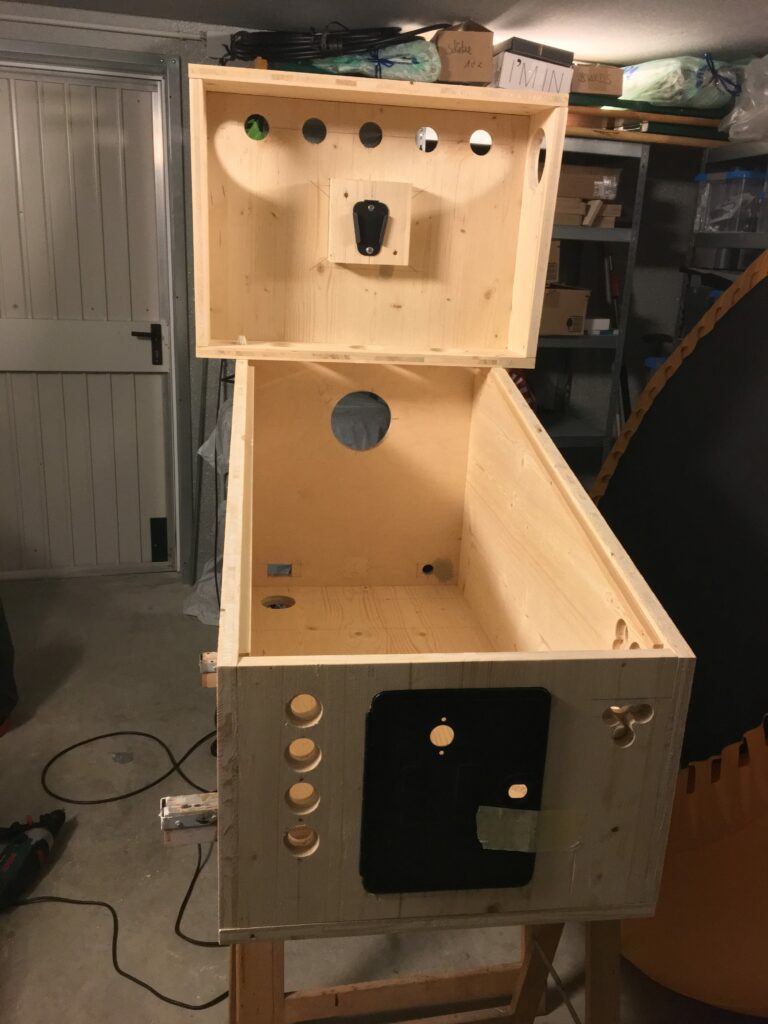 diy electronic pinball machine