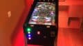 Virtual Pinball Cabinet with red ambient effect using addressable RGB LED stripes run by Teensy 3.2 controller board. Table: AC/DC on Visual Pinball X