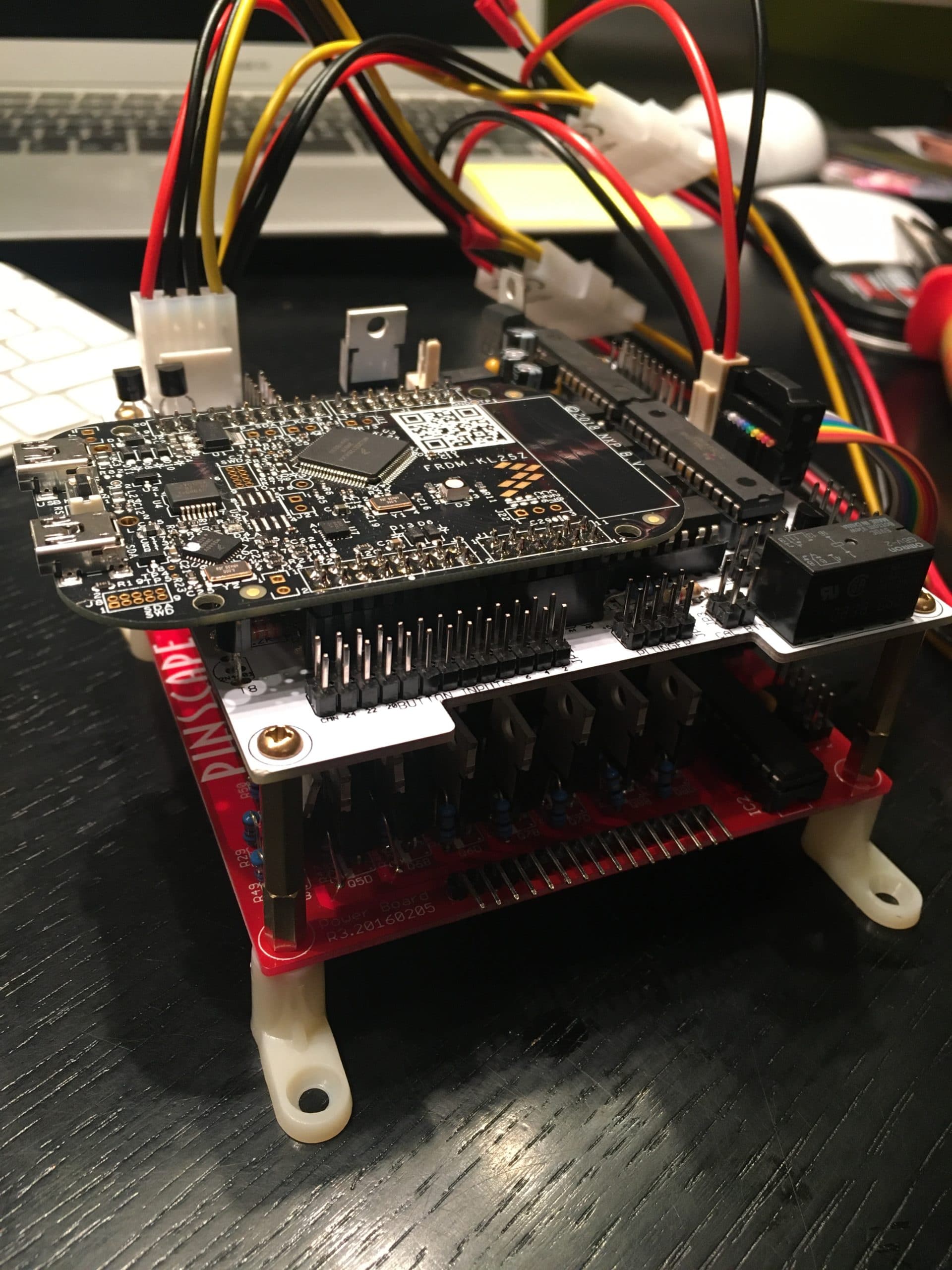 Simple Expansion board for KL25Z Pinscape boards — Cleveland